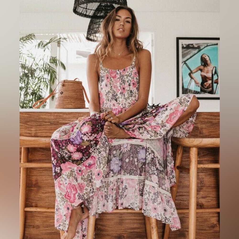 Spell Desert Daisy Maxi in Lilac